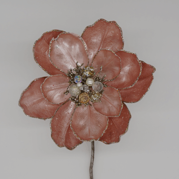 Dusty Rose Glitter Magnolia