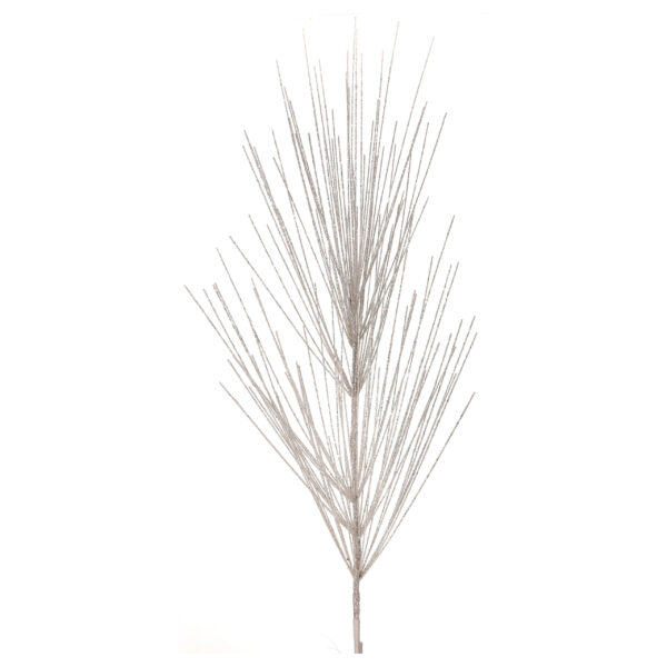 Giant Glitter White Pine Spray