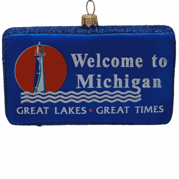 Welcome to Michigan Christmas Ornament