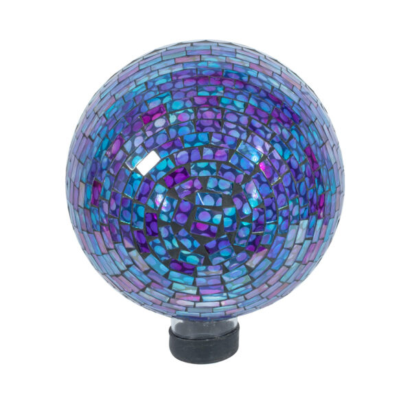 Blue Violet Mosaic Gazing Globe