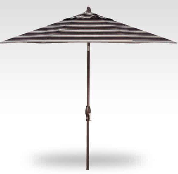 Treasure Garden Auto Tilt 9-foot Aluminum Market Umbrella, Bronze Frame