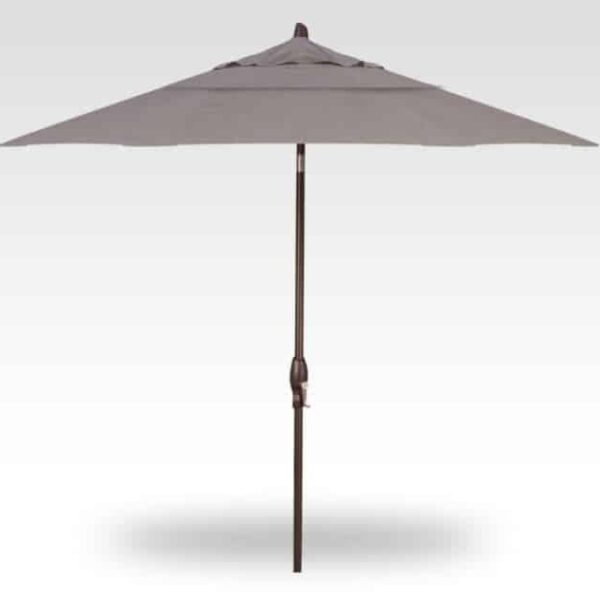 Treasure Garden Auto Tilt 9-foot Aluminum Market Umbrella, Bronze Frame