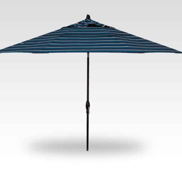 Treasure Garden  Auto Tilt 11-foot Aluminum Market Umbrella, Black Frame