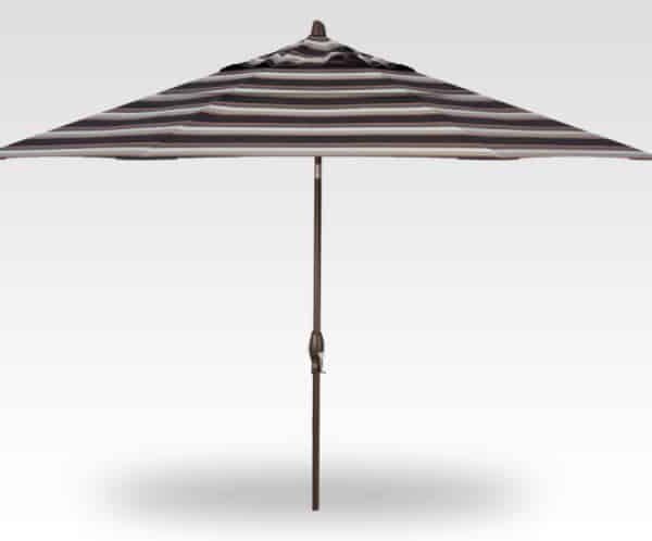 Treasure Garden  Auto Tilt 11-foot Aluminum Market Umbrella, Bronze Frame
