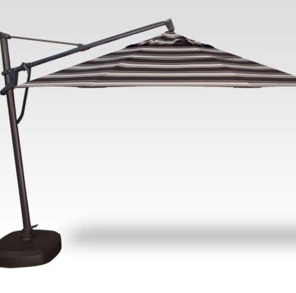 Treasure Garden AKZ 11-foot Plus Cantilever Umbrella with Black Base and Frame