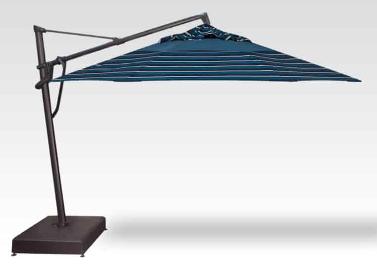 Treasure Garden AKZ Plus 13-foot Cantilever Umbrella with Black Base and Frame
