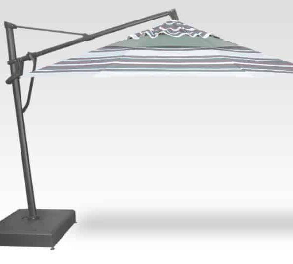 Treasure Garden AKZ Plus 13-foot Cantilever Umbrella with Anthracite Base and Frame