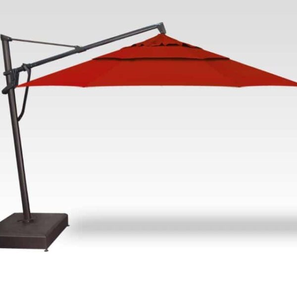 Treasure Garden AKZ Plus 13-foot Cantilever Umbrella with Black Base and Frame