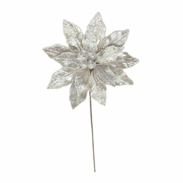 Platinum Icy Poinsettia Stem