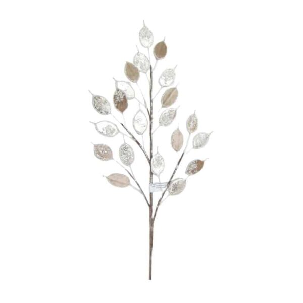 Champagne Snowy Money Plant Spray