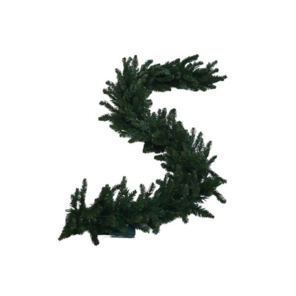 Fraser Fir Artificial Christmas Garland Pre-lit with Dual-Color LED Battery-operated Lights with Timer