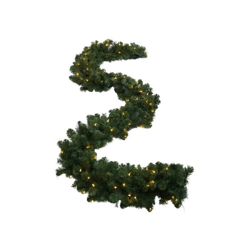 Northern Douglas Fir Garland Pre-lit with Dual-Color Low Voltage LED Lights