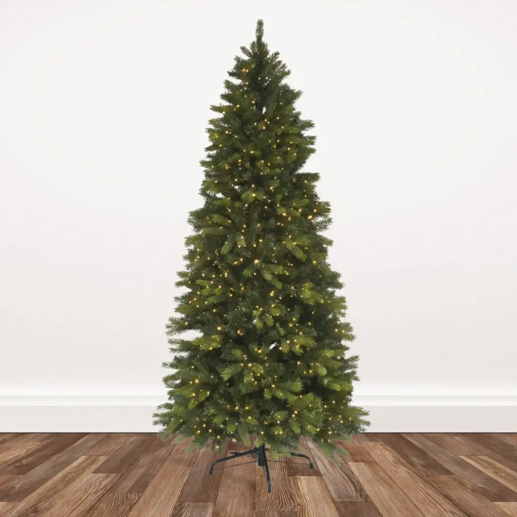 7.5-foot Stony Creek Slim Douglas Fir Pre-lit with 1200 Dual Color 3mm Spider L.E.D. Lights