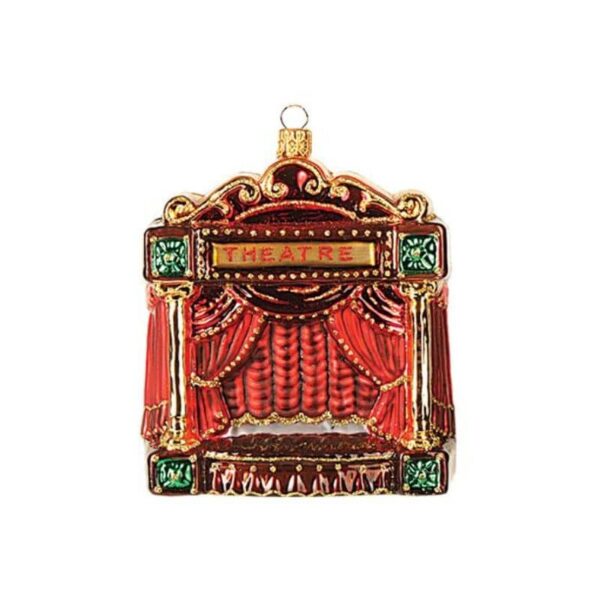 Theatre Stage Glass Ornament