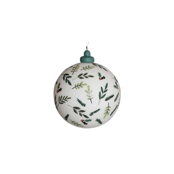 Botanical Ornament with Porcelain Top