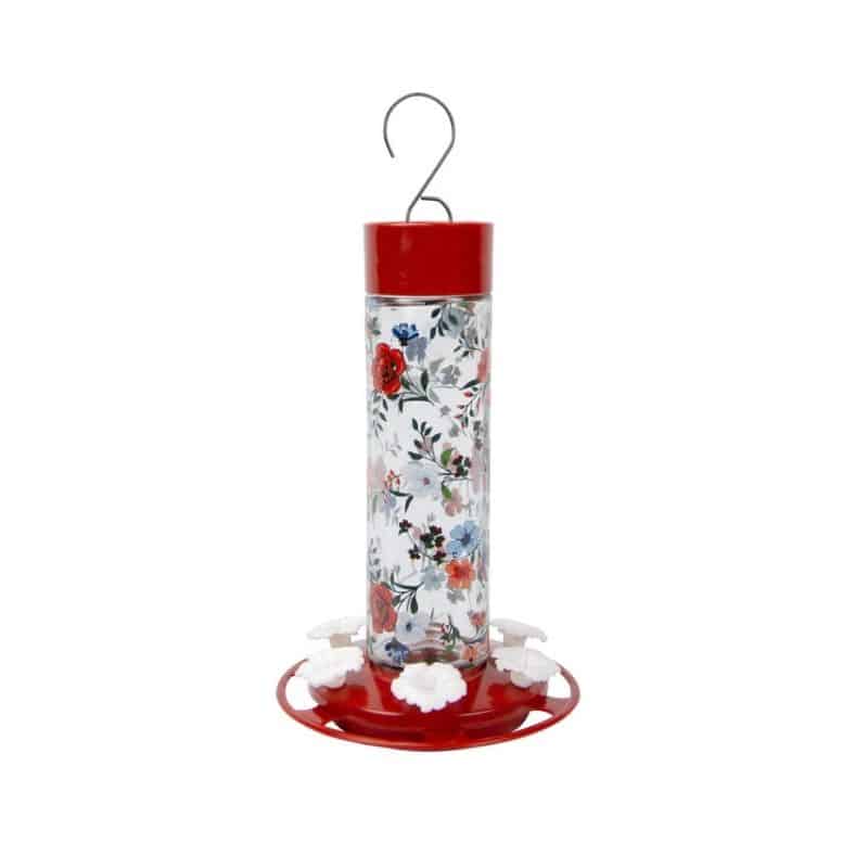 Red Décor Hummingbird Feeder
