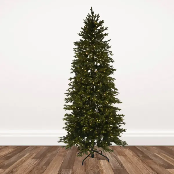7.5-foot Slim Northern Fraser Fir Pre-lit with 1200 Dual Color 3mm Spider L.E.D. Lights