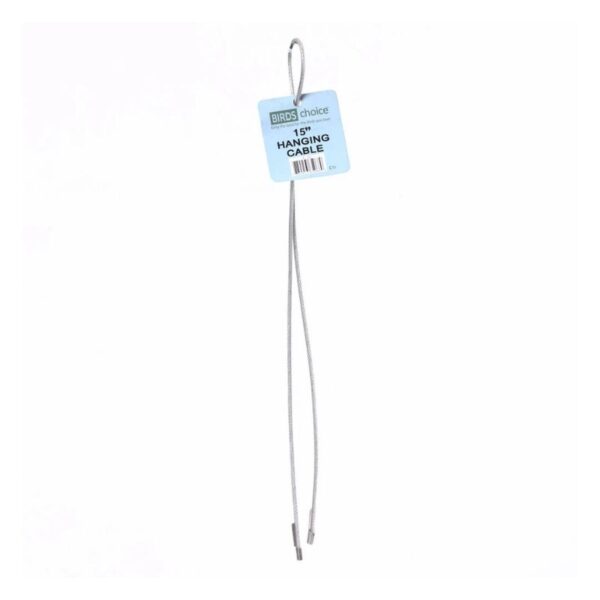Birds Choice 15 in Silver Hanging Cable