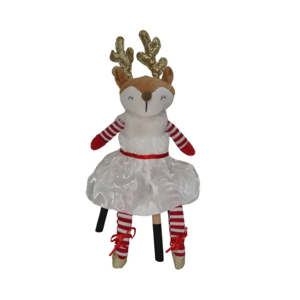 Lit Darling Deer Shelf Sitter 14"