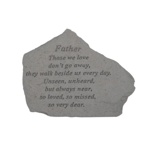 Father Memorial Stone, 6 inches