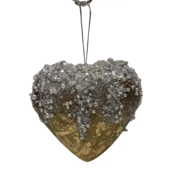 Gold Heart Ornament