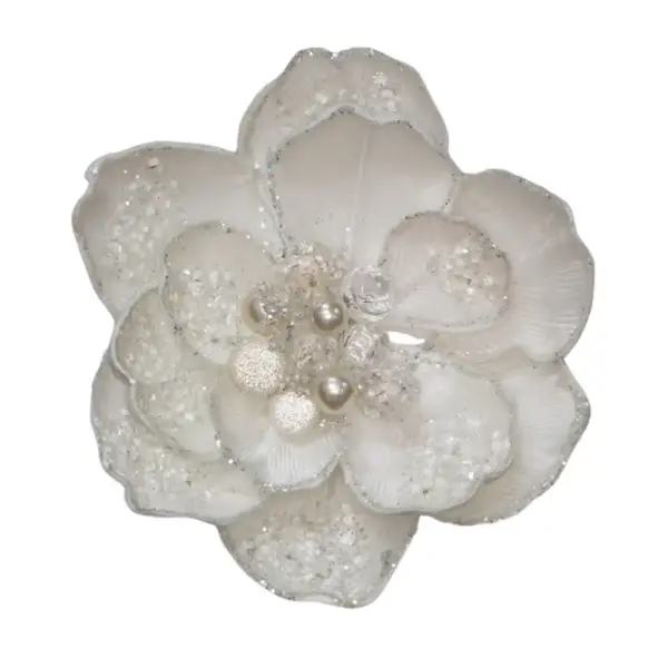 Icy White Magnolia Stem