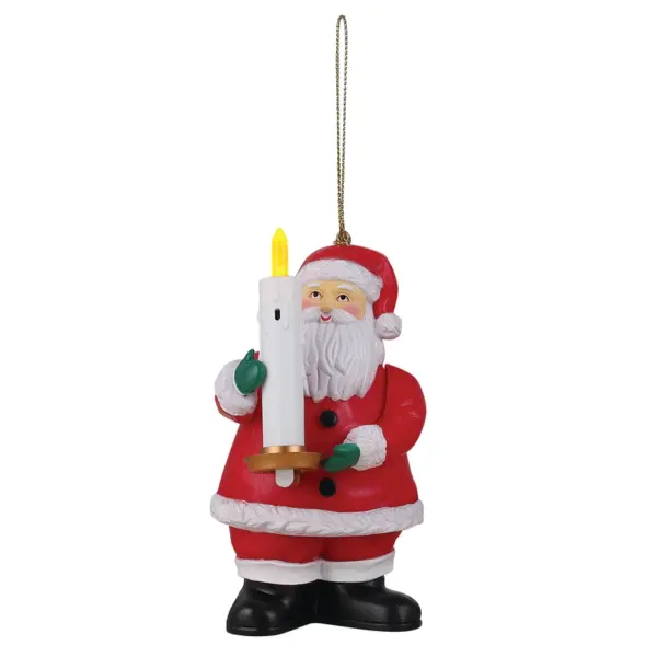 Good Night Lights Interactive Santa Ornament by Mr. Christmas