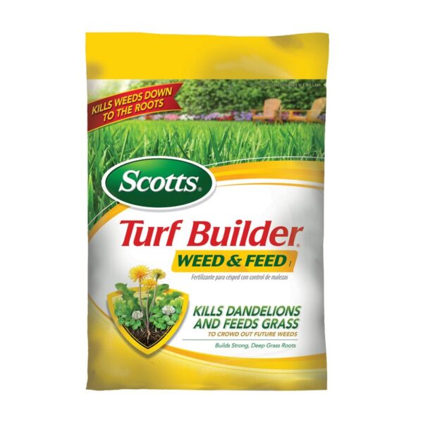 Scotts Turf Builder Weed & Feed Lawn Food, 5,000 square feet