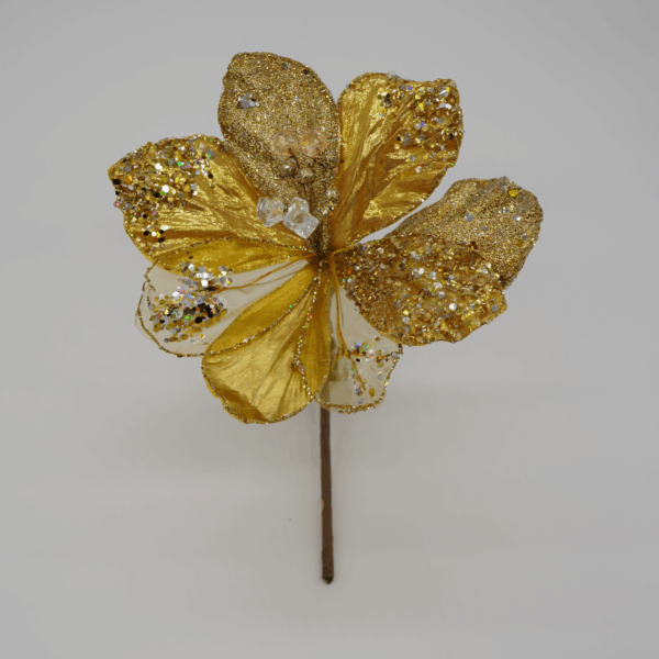 Gold Glitter Amaryllis