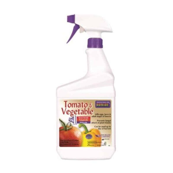 Bonide Captain Jack's Tomato and Vegetable Insect & Disease Garden Spray, Quart RTU