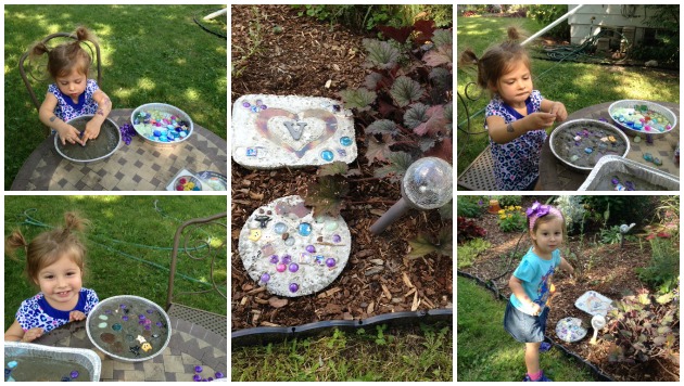 Make Garden Memories: Stepping Stones with Little Miss