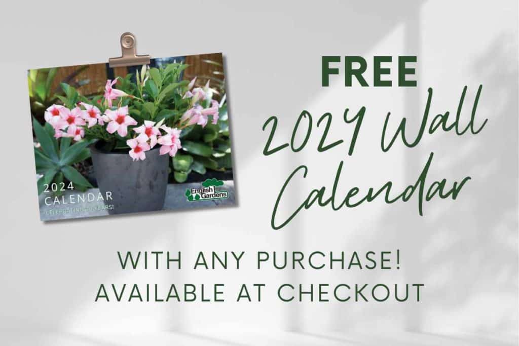 English Gardens 2024 Wall Calendar