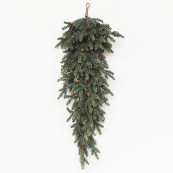 36-inch Western Hemlock Artificial Christmas Teardrop