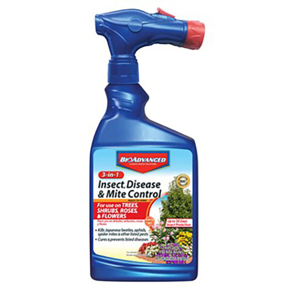 3 in 1 Insect, Disease and Mite Control, 32 ounce hose end sprayer