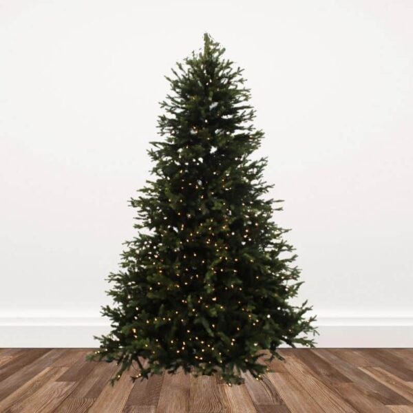 Pre-lit Northern Fraser Fir Artificial Christmas Trees - 7.5-foot