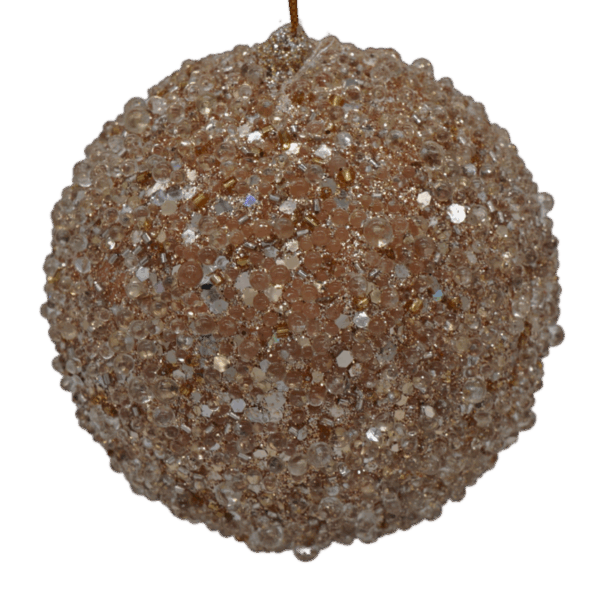 Copper and Rose Gold Christmas Ornament