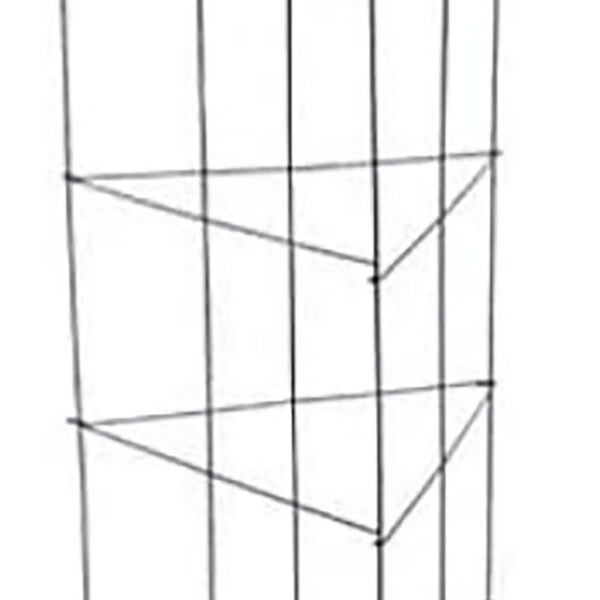 47 inch 3 Panel Tomato Tower