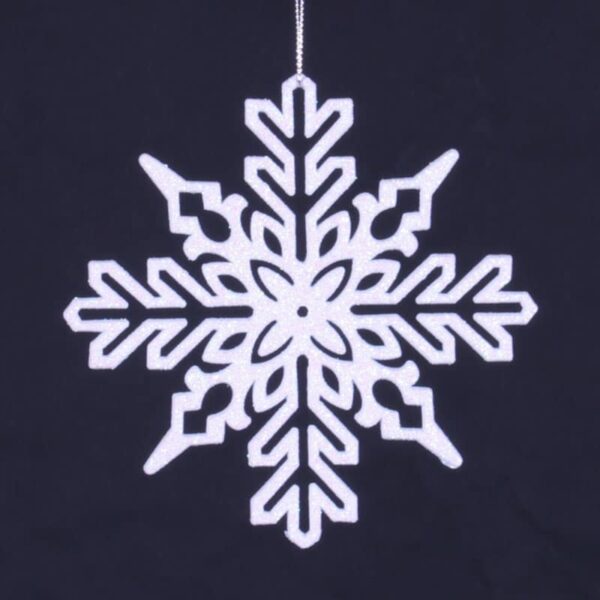 White Iridescent Snowflake