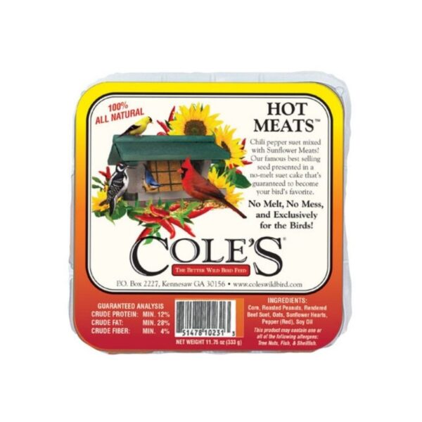 Cole's Suet Cake Hot Meats