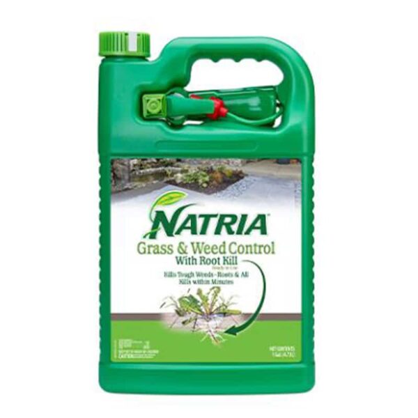 Natria Grass and Weed Control with Root Kill, 1.33 gallon ready to use