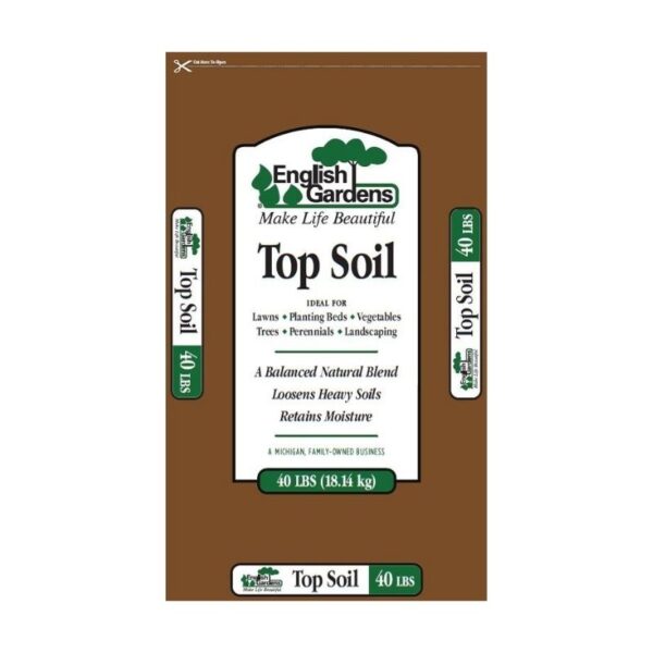 English Gardens Topsoil, 40 pound bag