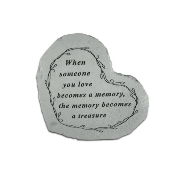 Heart Treasure Memorial Stone