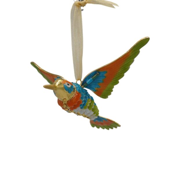 Cloisonne Hummingbird Light Blue