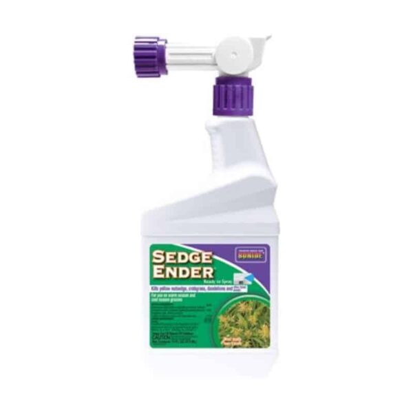 Bonide Sedge Ender Pre and Post Emergent Sedge Killer, 16 oz Ready to Spray