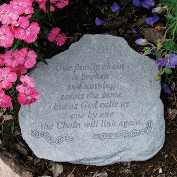 Our Family Chain Memorial Stone