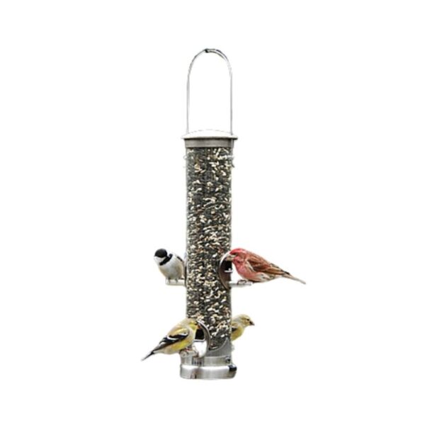 Mixed Quick Clean Nickel Tube Bird Feeder
