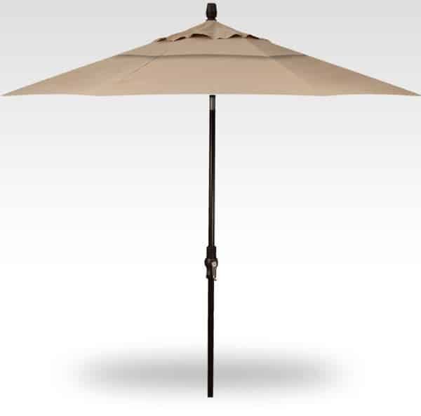 Treasure Garden Collar Tilt 9-foot Aluminum Market Umbrella