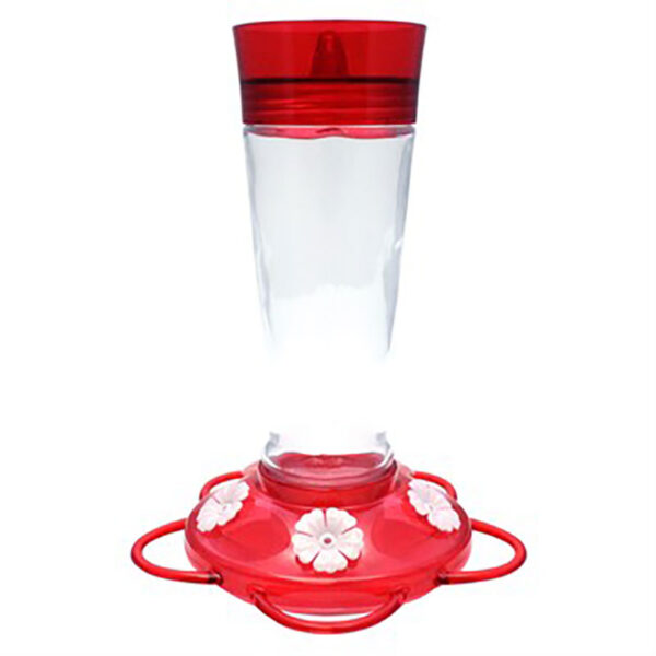 Classic Ruby Glass Hummingbird Feeder