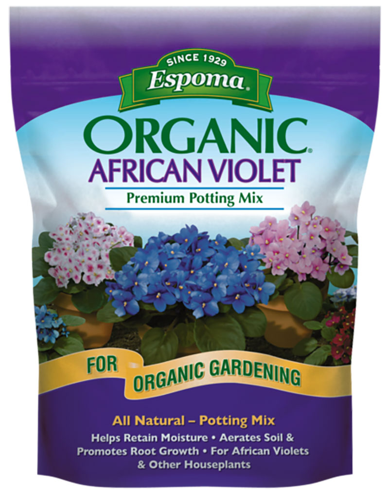 Espoma Organic African Violet Premium Potting Mix, 4 quart bag