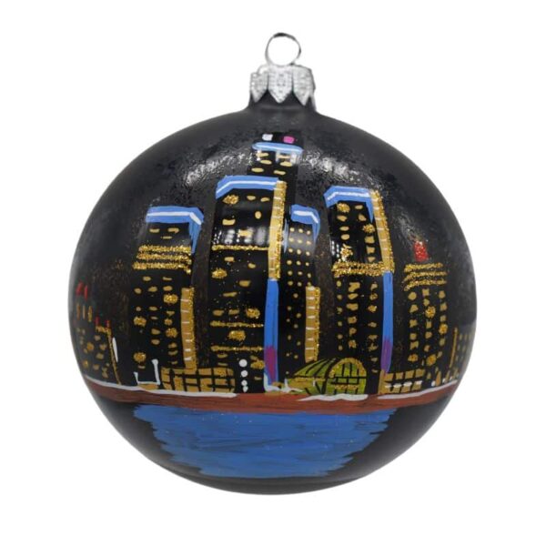 Glass Renaissance Center Ornament